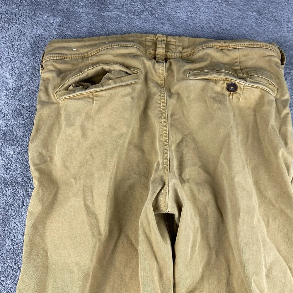 American Eagle Extreme Flex Slim Straight Pants Mens 30x27 Tan